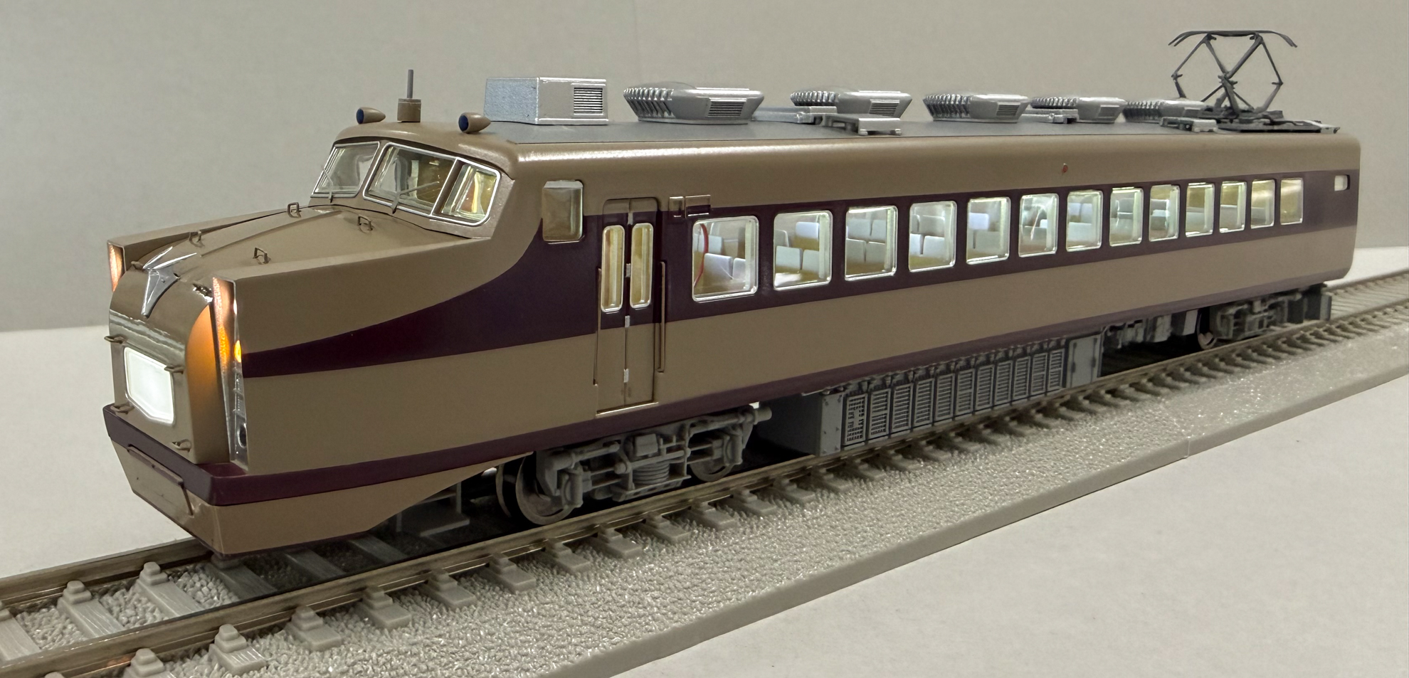 東武1720系 デラックスロマンスカーDRC プラスチック製完成品 - 鉄道