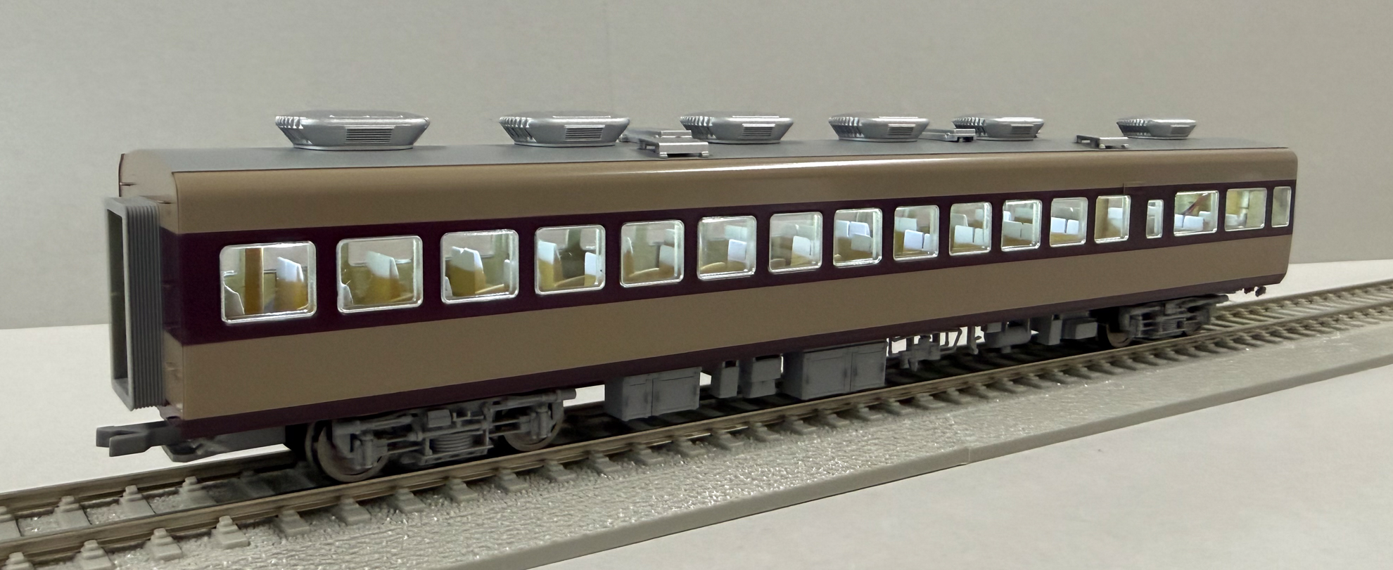 東武1720系 デラックスロマンスカーDRC プラスチック製完成品 - 鉄道