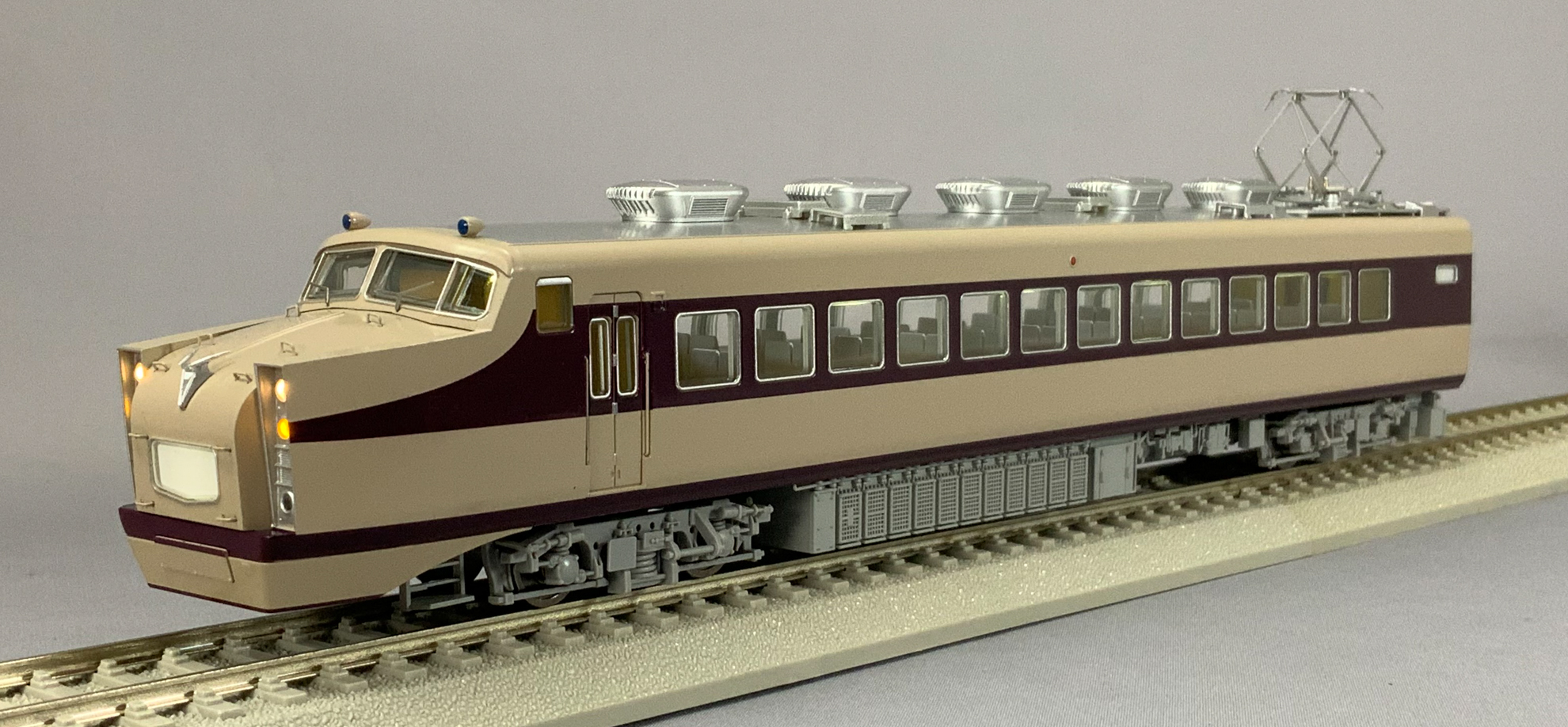 東武1720系 デラックスロマンスカーDRC プラスチック製完成品 - 鉄道