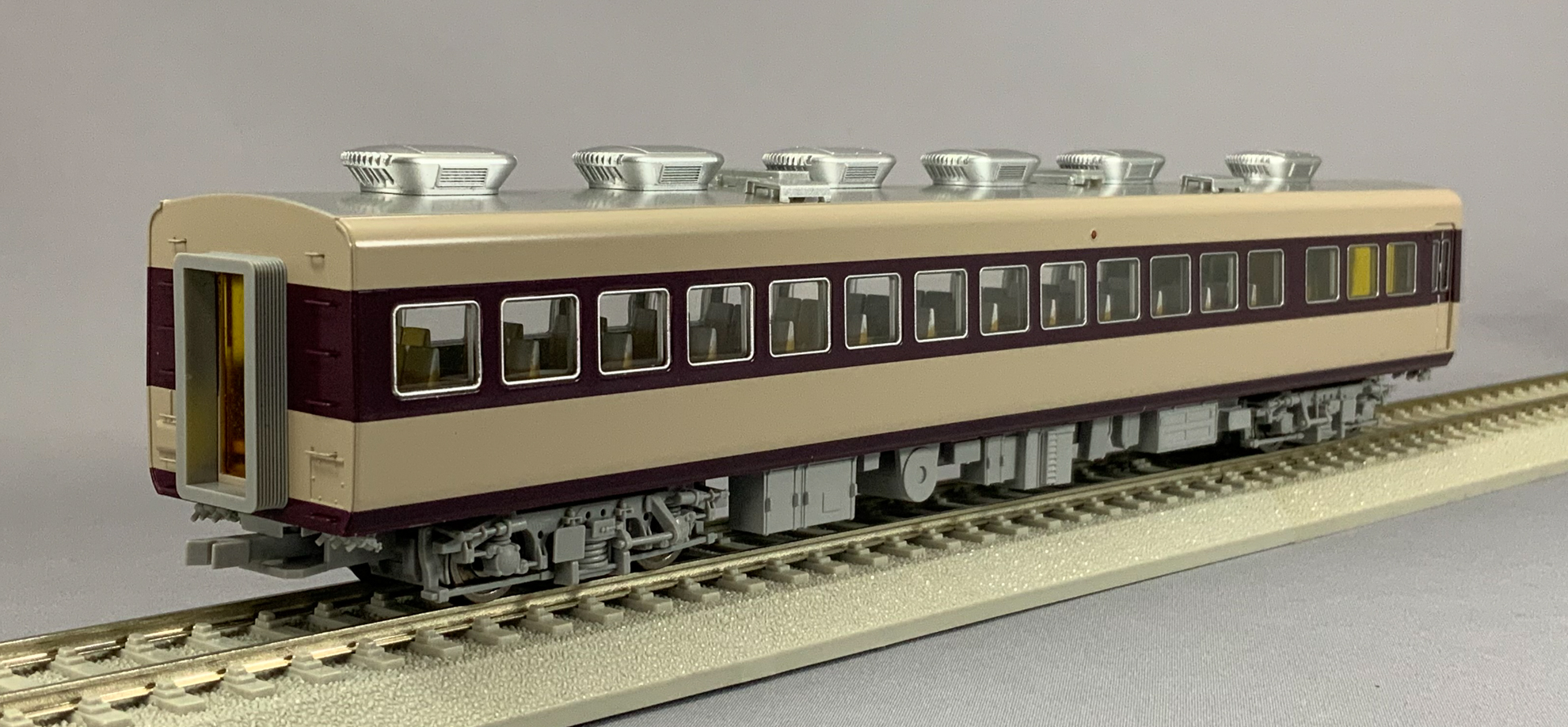 東武1720系 デラックスロマンスカーDRC プラスチック製完成品 - 鉄道